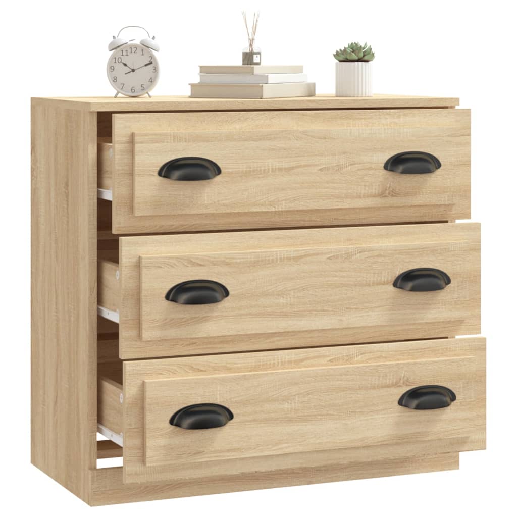 Buffet chêne sonoma 70x35,5x67,5 cm bois d'ingénierie - XIOS