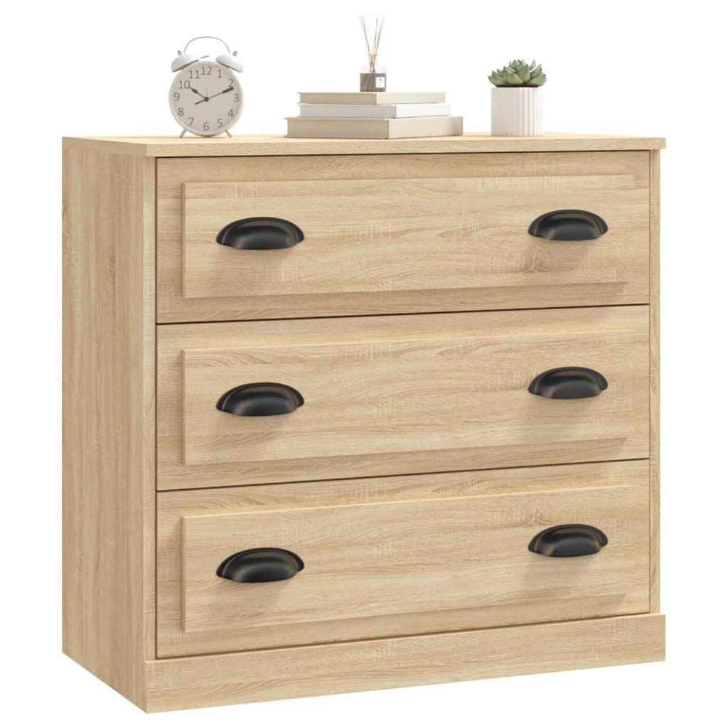 Buffet chêne sonoma 70x35,5x67,5 cm bois d'ingénierie - XIOS