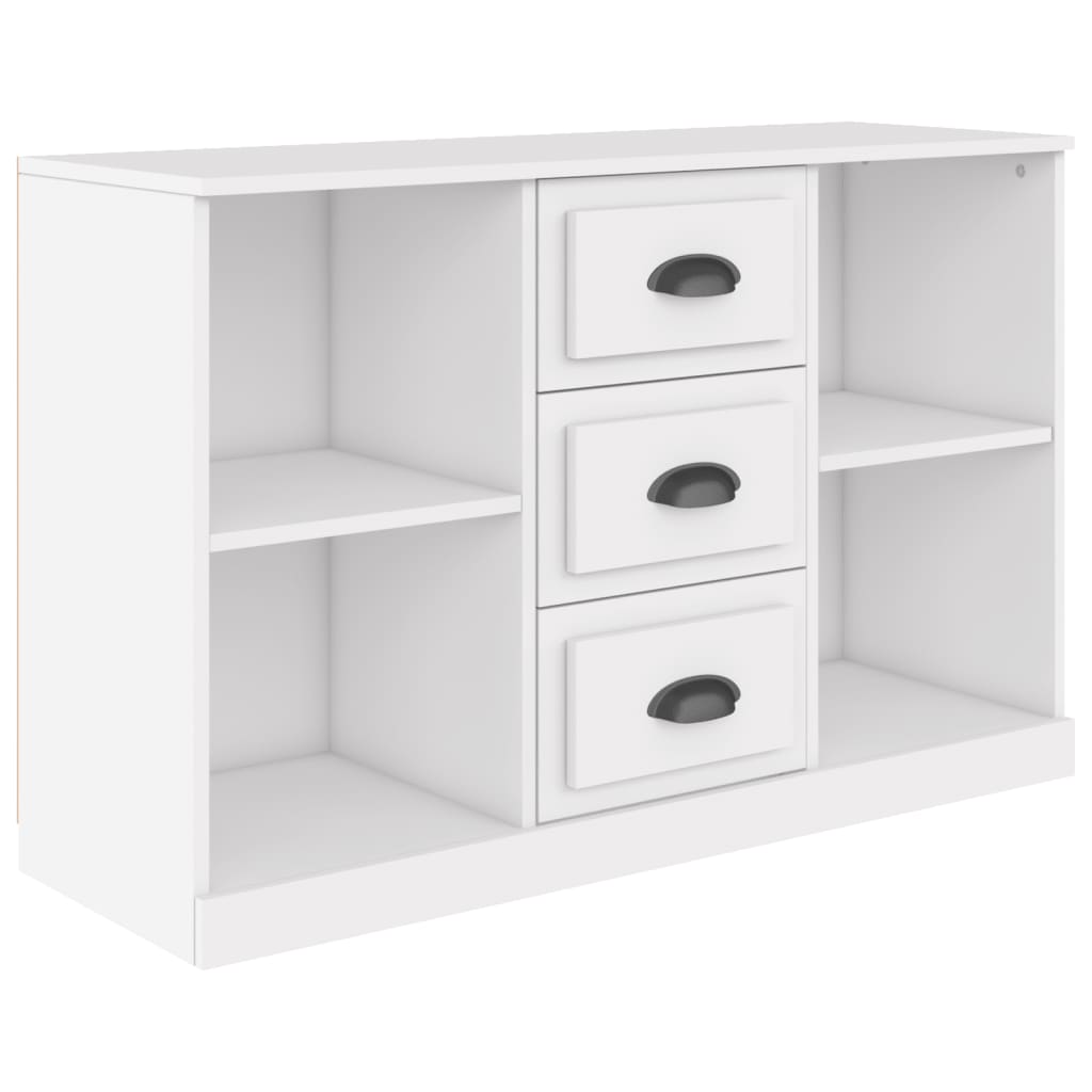 Buffet blanc 104,5x35,5x67,5 cm bois d'ingénierie - XIOS