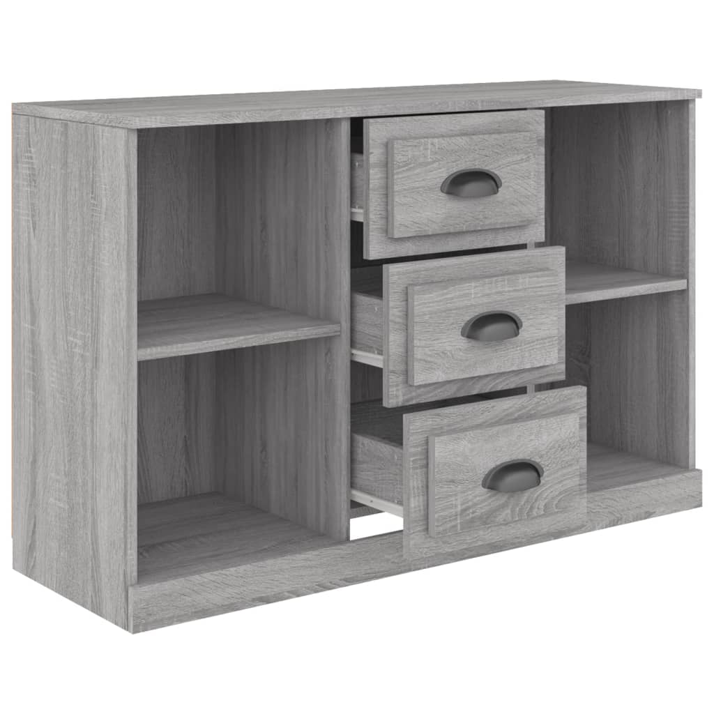 Buffet sonoma gris 104,5x35,5x67,5 cm bois d'ingénierie - XIOS