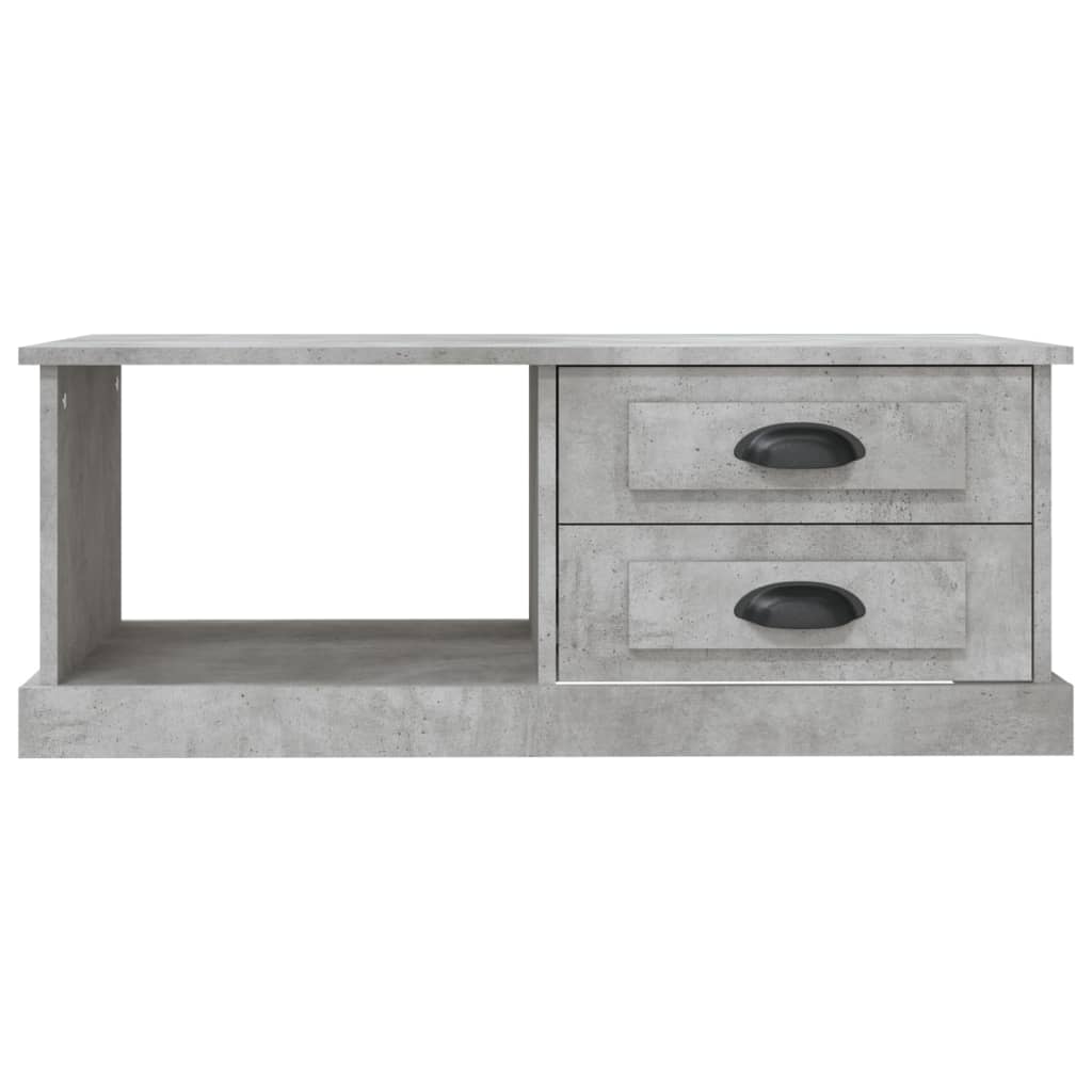 Table basse Gris béton 90x50x35 cm Bois d'ingénierie - XIOS