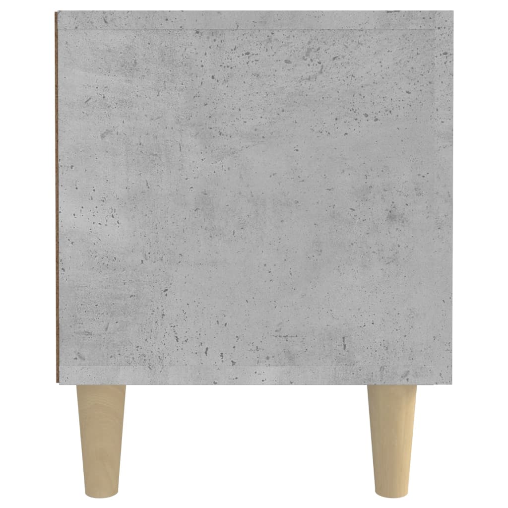 Meuble TV gris béton 180x31,5x40 cm bois d'ingénierie - XIOS