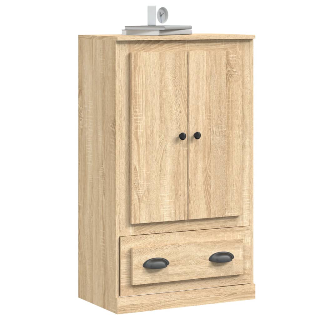 Buffet haut chêne sonoma 60x35,5x103,5 cm bois d'ingénierie - XIOS