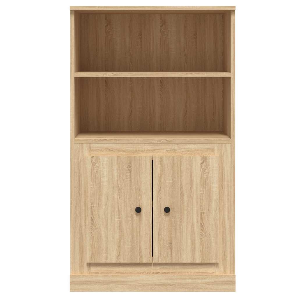 Buffet haut chêne sonoma 60x35,5x103,5 cm bois d'ingénierie - XIOS