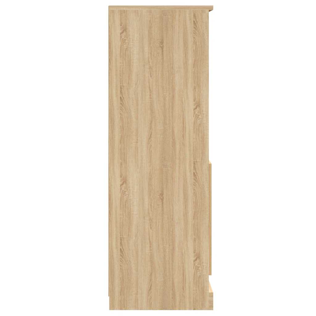 Buffet haut chêne sonoma 60x35,5x103,5 cm bois d'ingénierie - XIOS