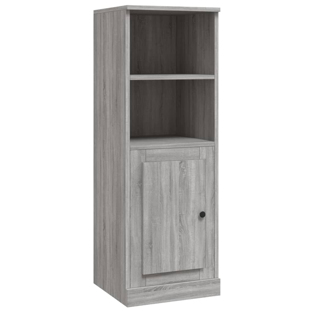 Buffet haut sonoma gris 36x35,5x103,5 cm bois d'ingénierie - XIOS