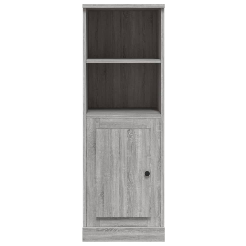 Buffet haut sonoma gris 36x35,5x103,5 cm bois d'ingénierie - XIOS