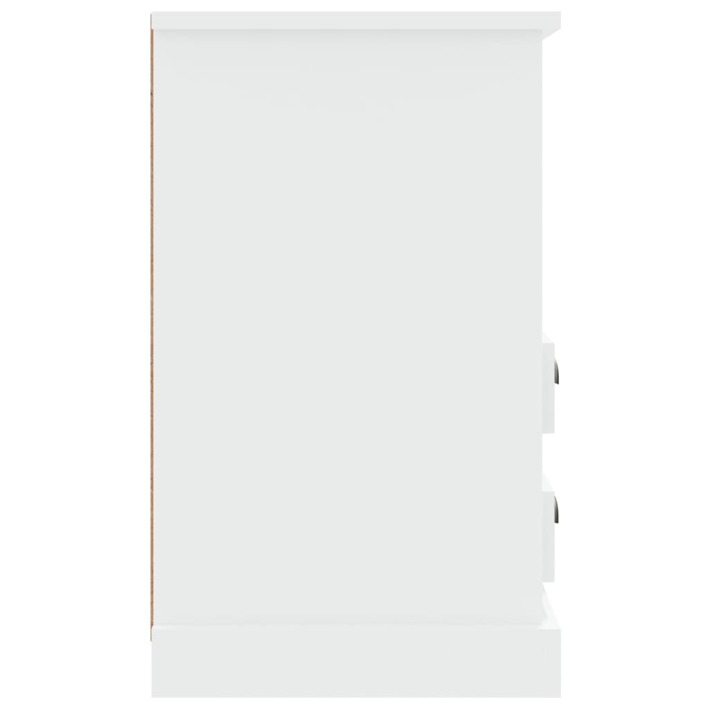 Tables de chevet 2 pcs blanc brillant 43x36x60 cm - XIOS