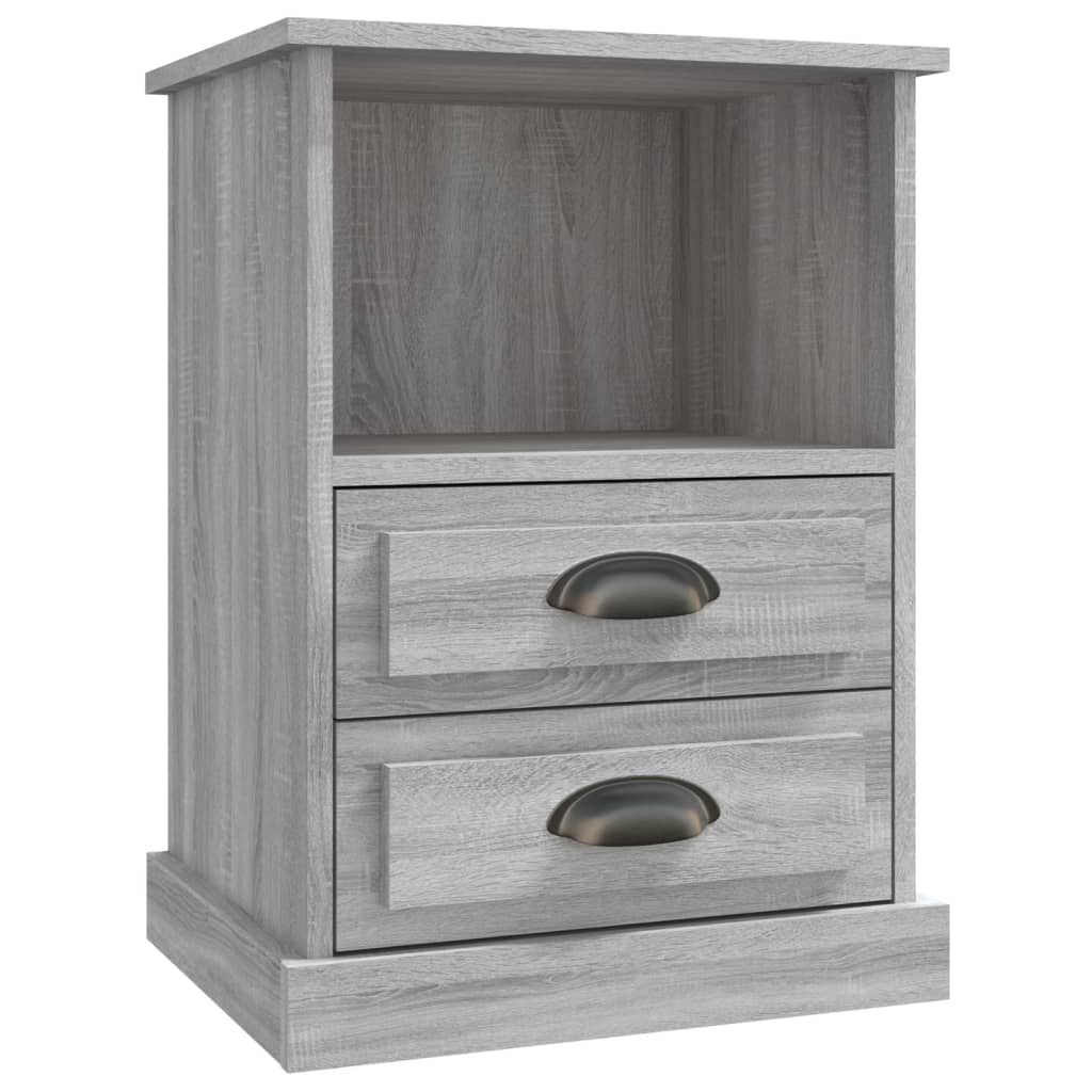 Tables de chevet 2 pcs sonoma gris 43x36x60 cm - XIOS