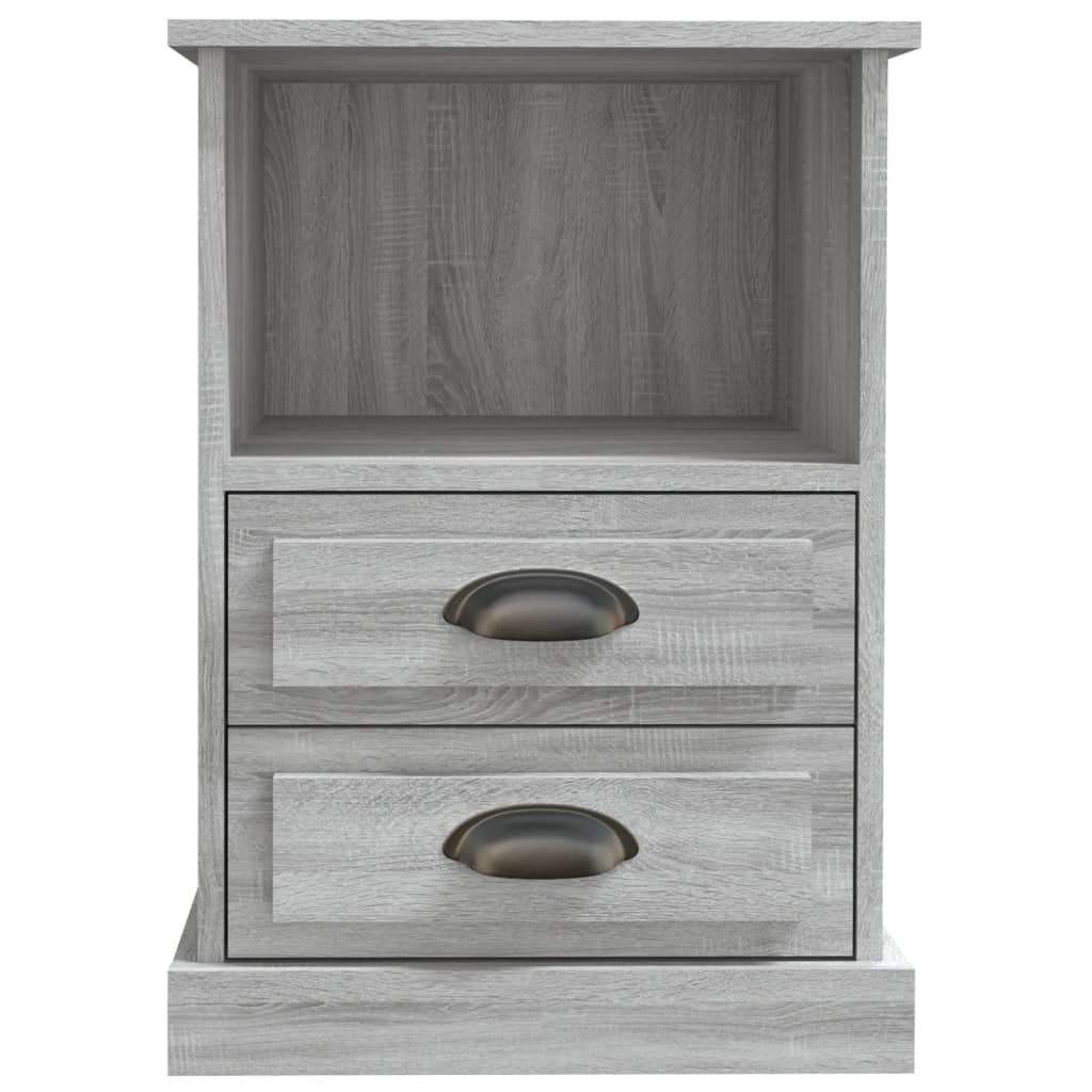 Tables de chevet 2 pcs sonoma gris 43x36x60 cm - XIOS
