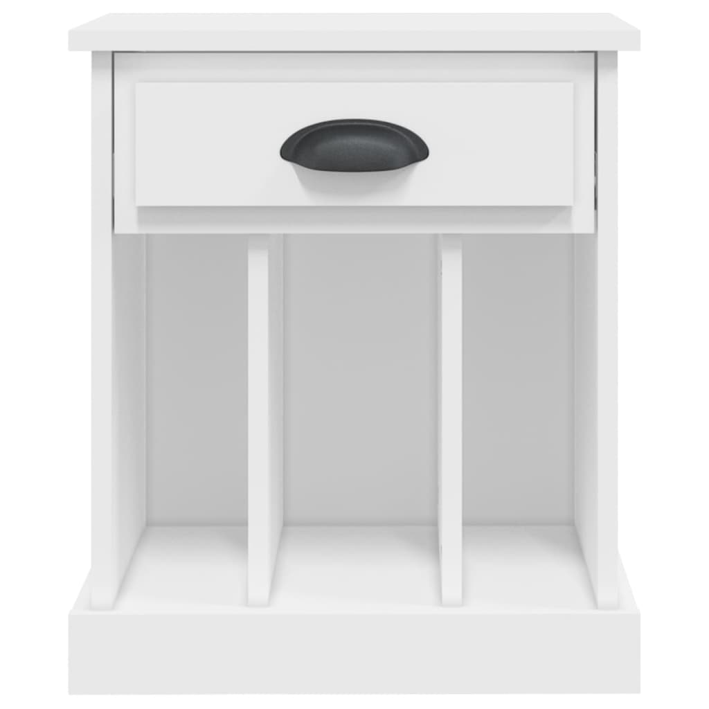 Table de chevet blanc 43x36x50 cm - XIOS