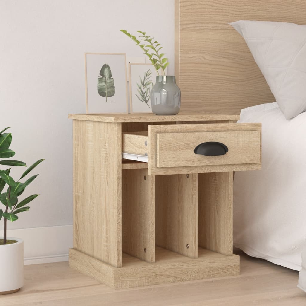 Tables de chevet 2 pcs chêne sonoma 43x36x50 cm - XIOS