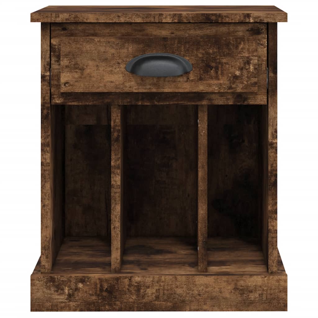 Tables de chevet 2 pcs chêne fumé 43x36x50 cm - XIOS