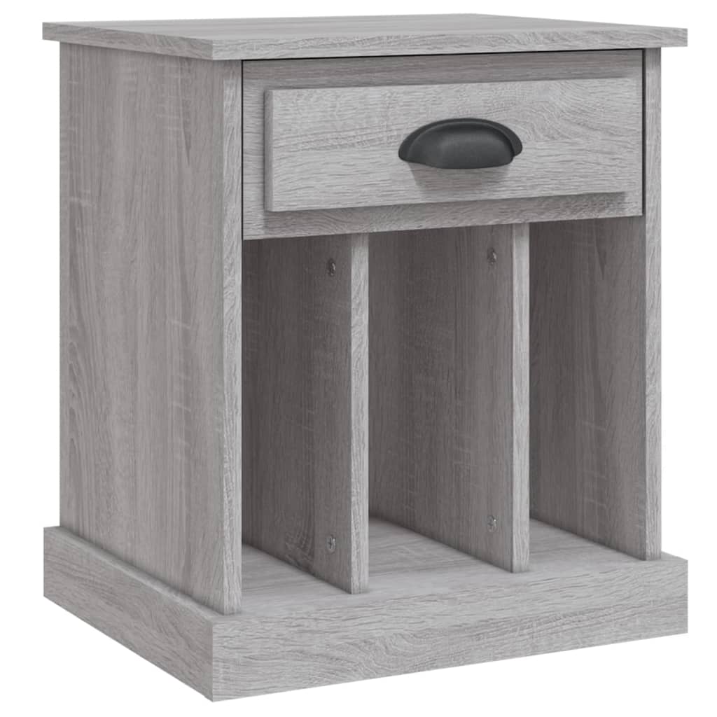 Table de chevet sonoma gris 43x36x50 cm - XIOS