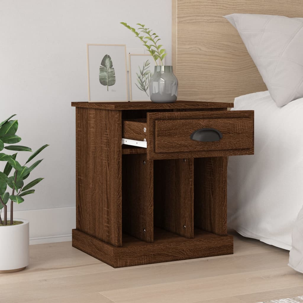 Tables de chevet 2 pcs chêne marron 43x36x50 cm - XIOS