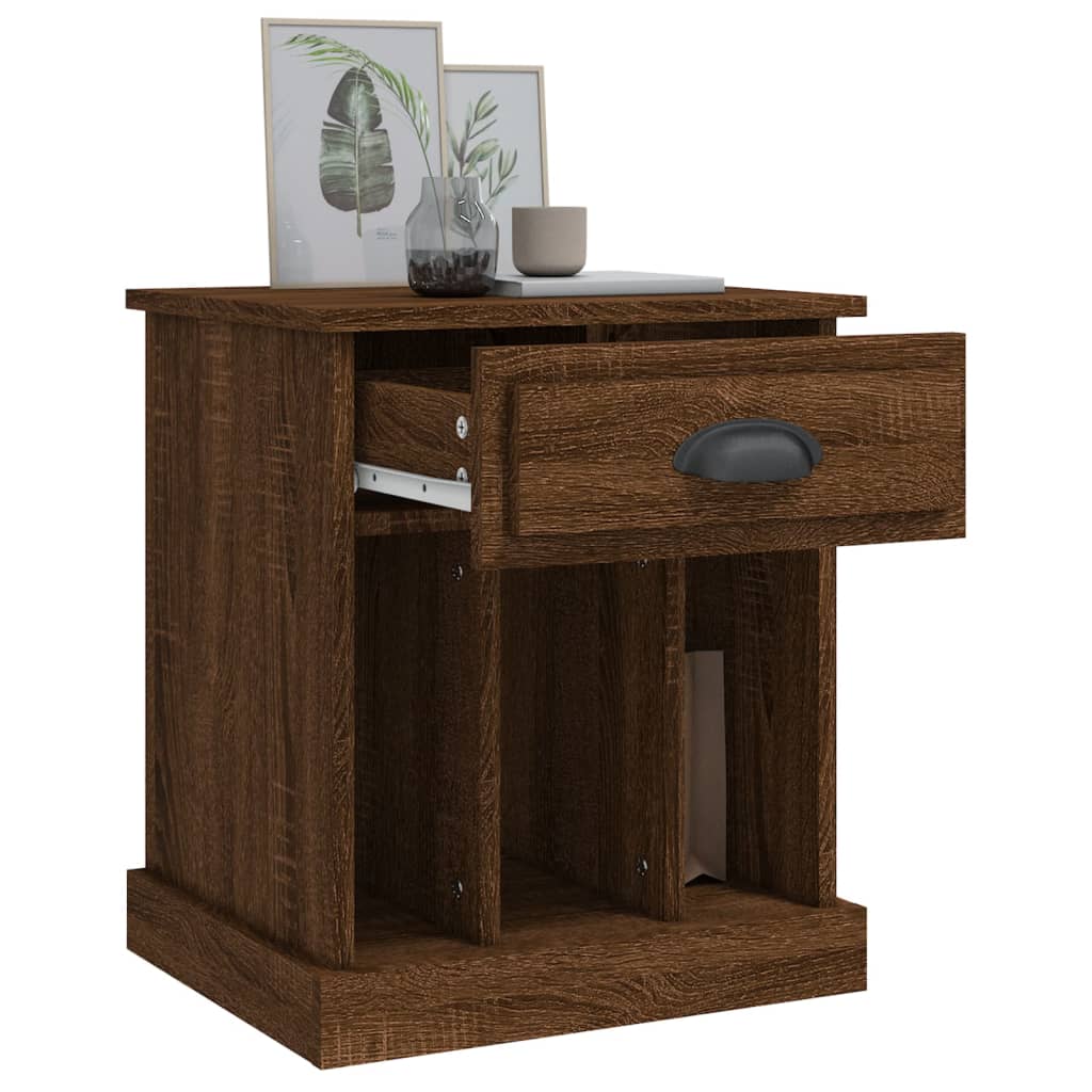 Tables de chevet 2 pcs chêne marron 43x36x50 cm - XIOS