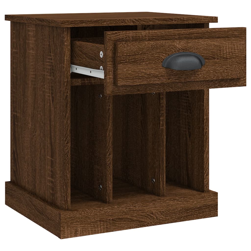 Tables de chevet 2 pcs chêne marron 43x36x50 cm - XIOS