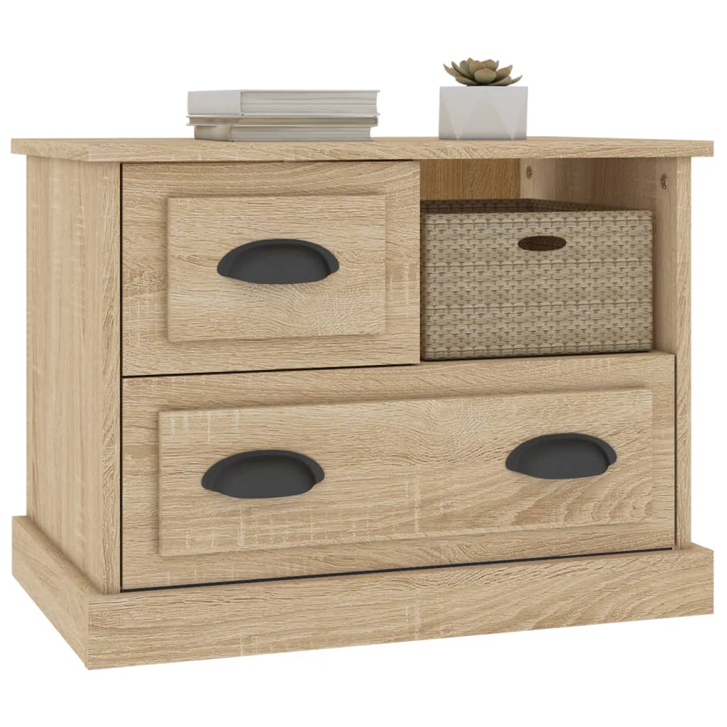 Table de chevet chêne sonoma 60x39x45 cm - XIOS