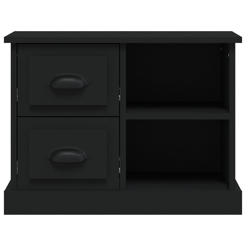 Table de chevet noir 60x35,5x45 cm - XIOS