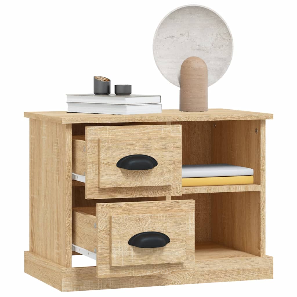 Table de chevet chêne sonoma 60x35,5x45 cm - XIOS