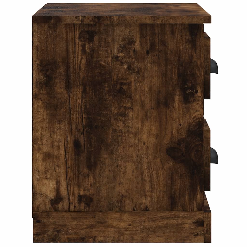 Table de chevet chêne fumé 60x35,5x45 cm - XIOS
