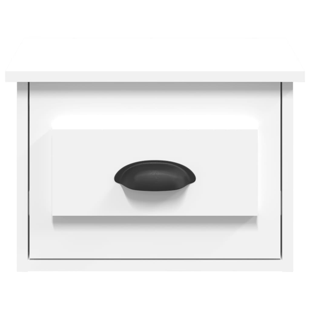 Tables de chevet murales 2 pcs blanc 41,5x36x28 cm - XIOS