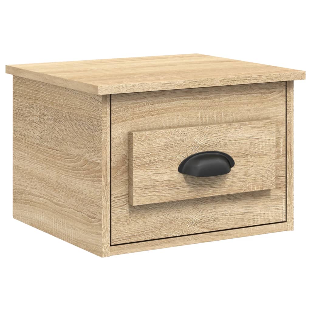 Tables de chevet murales 2 pcs chêne sonoma 41,5x36x28 cm - XIOS