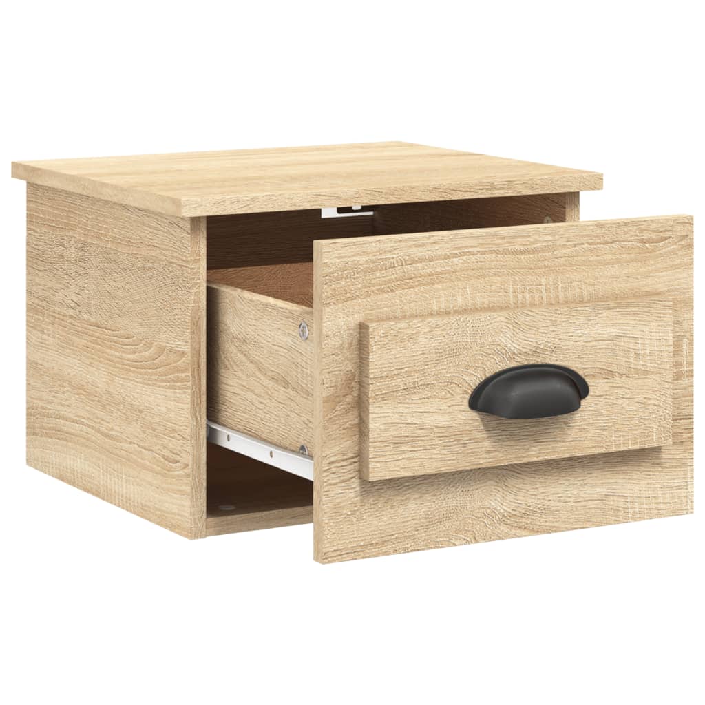 Tables de chevet murales 2 pcs chêne sonoma 41,5x36x28 cm - XIOS