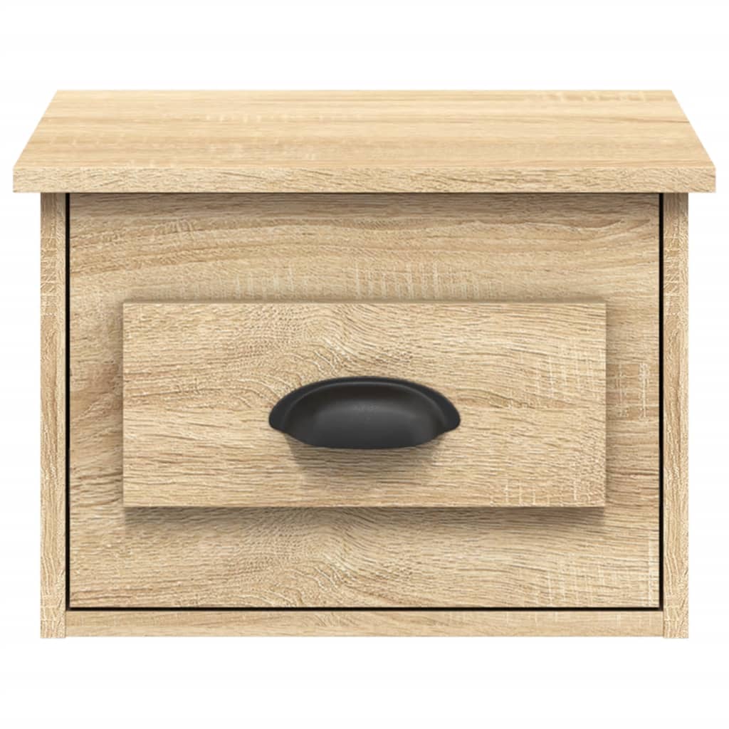 Tables de chevet murales 2 pcs chêne sonoma 41,5x36x28 cm - XIOS