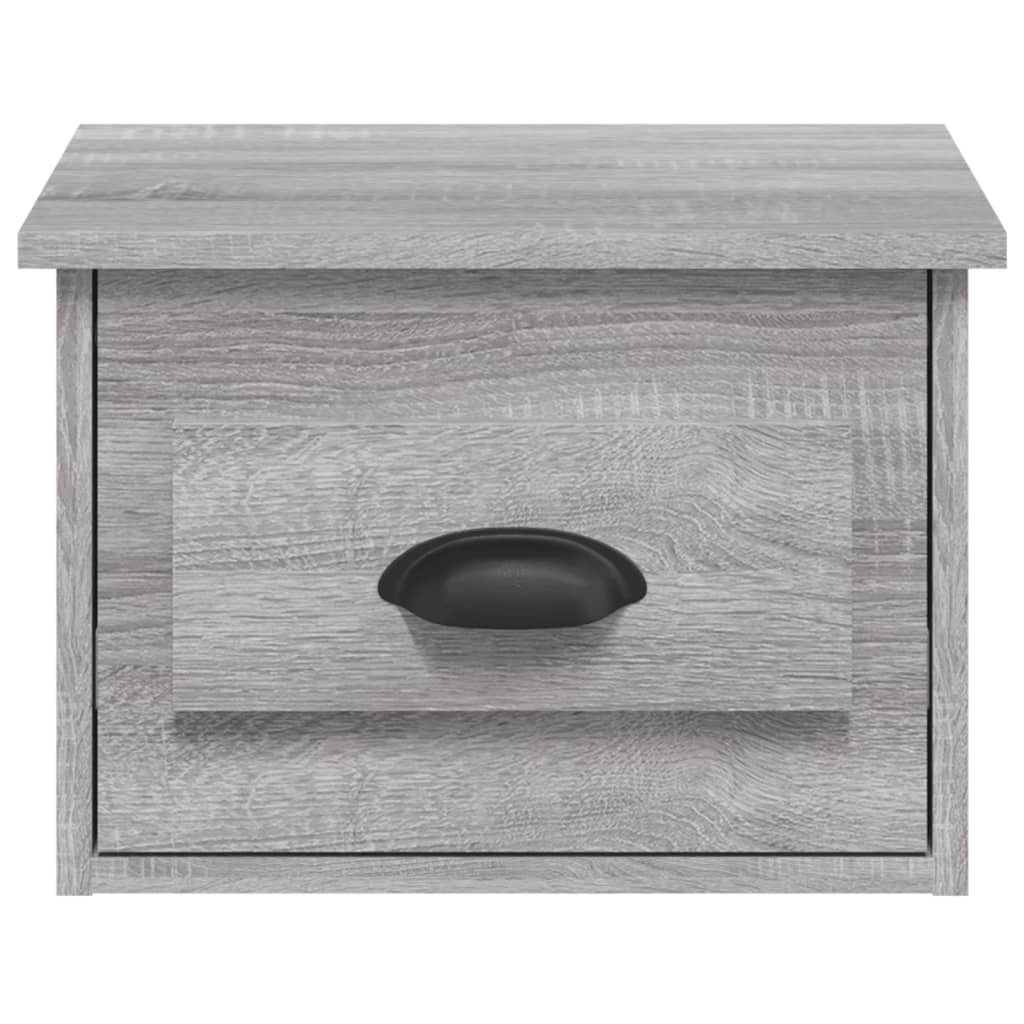 Table de chevet murale sonoma gris 41,5x36x28 cm - XIOS