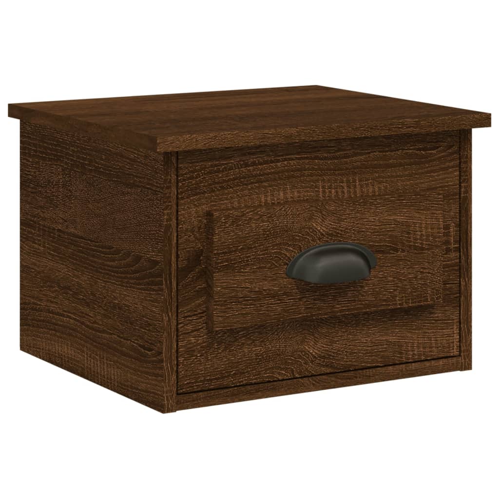 Tables de chevet murales 2 pcs Chêne marron 41,5x36x28 cm - XIOS