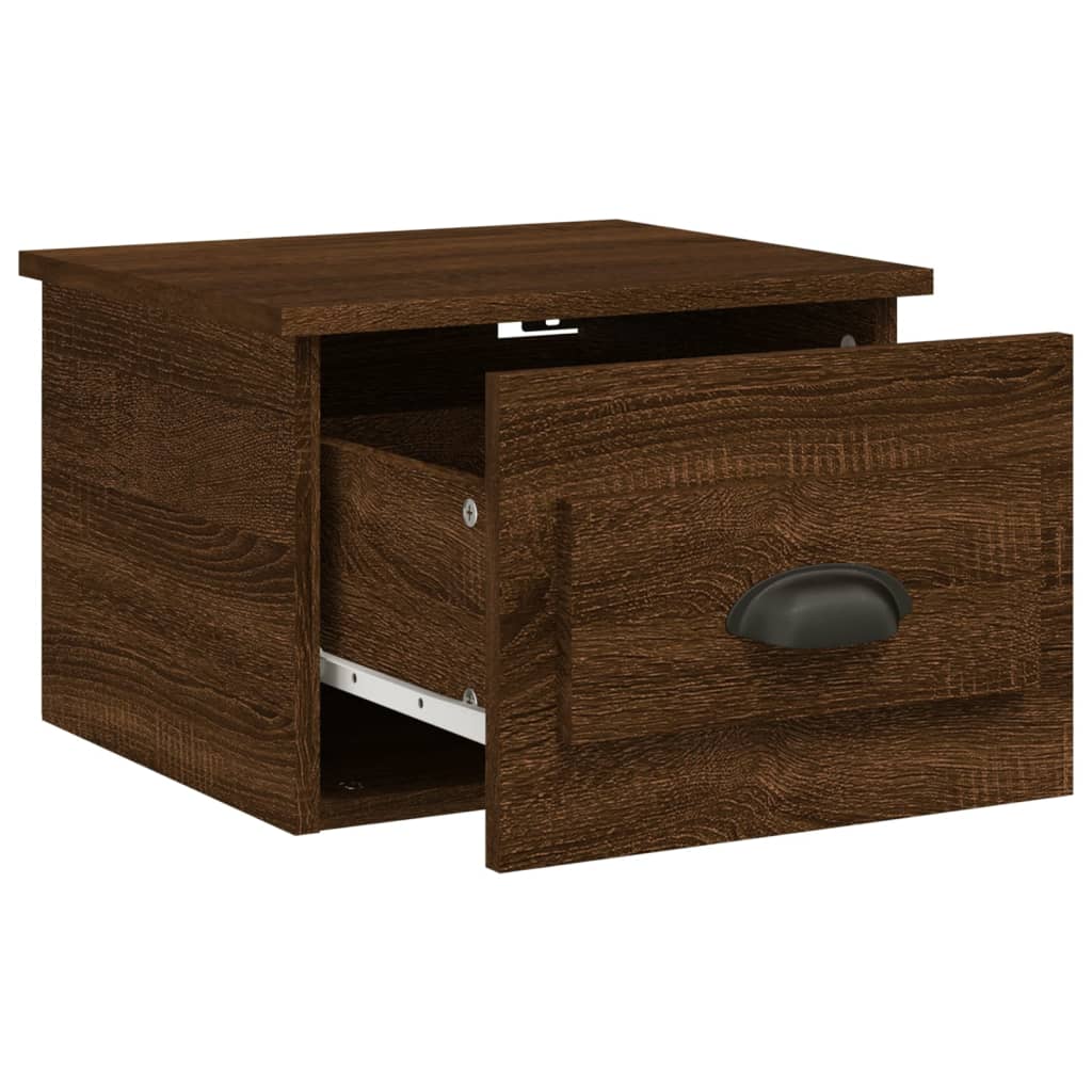 Tables de chevet murales 2 pcs Chêne marron 41,5x36x28 cm - XIOS