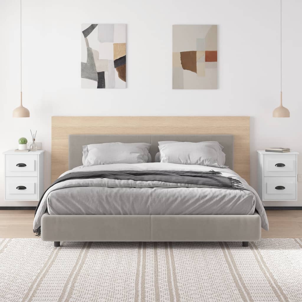Tables de chevet murales 2 pcs blanc 41,5x36x53 cm - XIOS