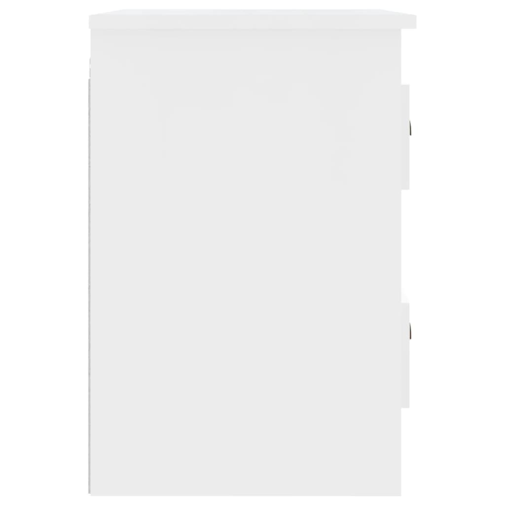 Tables de chevet murales 2 pcs blanc 41,5x36x53 cm - XIOS