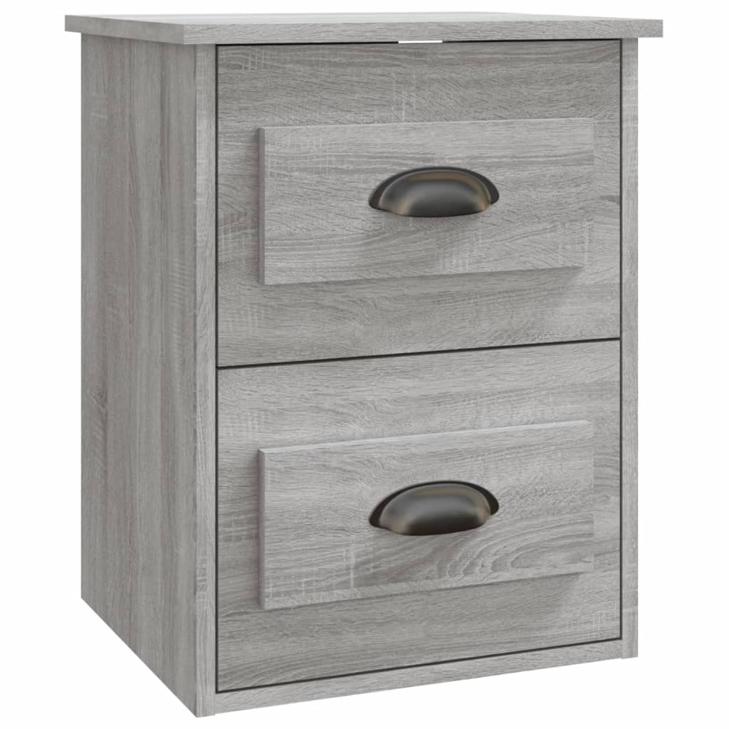 Table de chevet murale sonoma gris 41,5x36x53 cm - XIOS