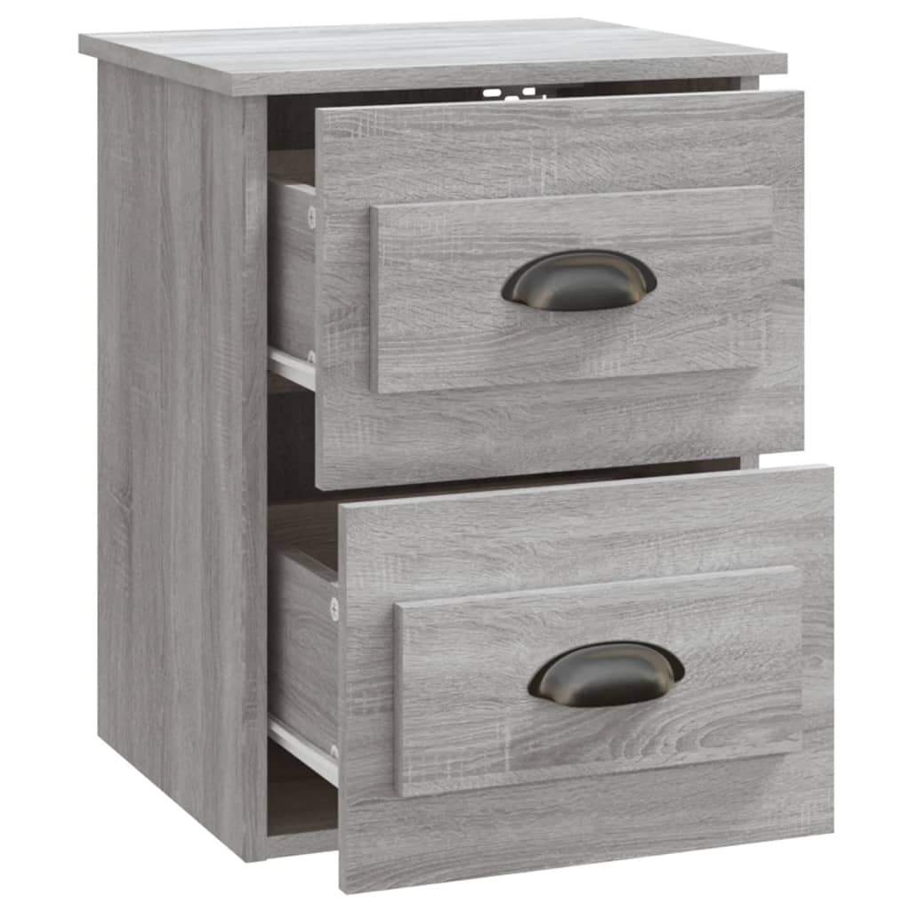 Table de chevet murale sonoma gris 41,5x36x53 cm - XIOS