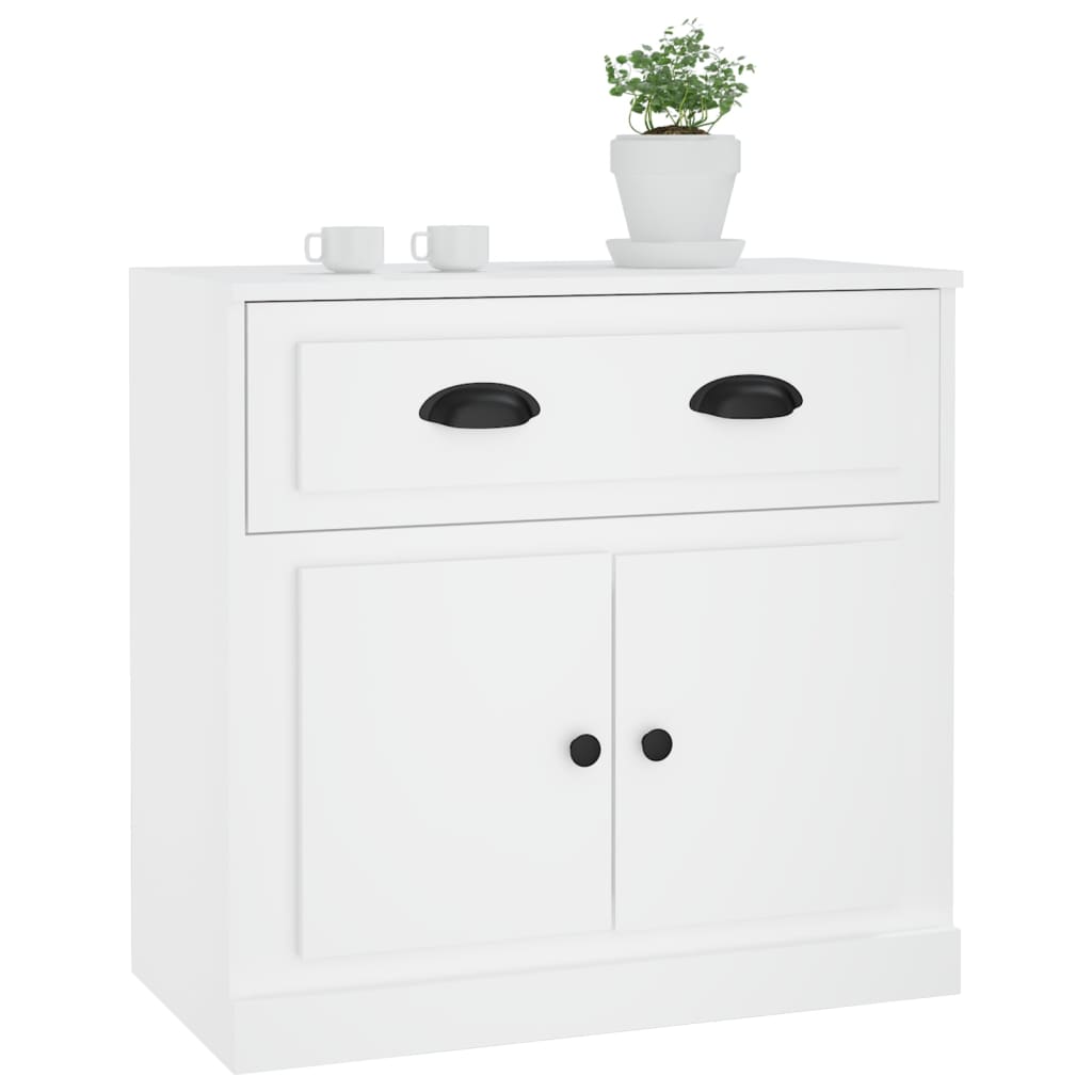 Buffet blanc 70x35,5x67,5 cm bois d'ingénierie - XIOS