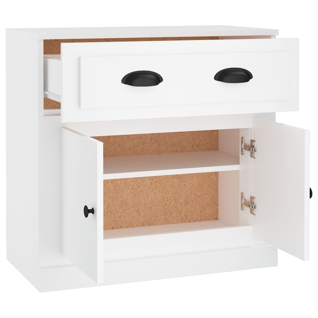 Buffet blanc 70x35,5x67,5 cm bois d'ingénierie - XIOS