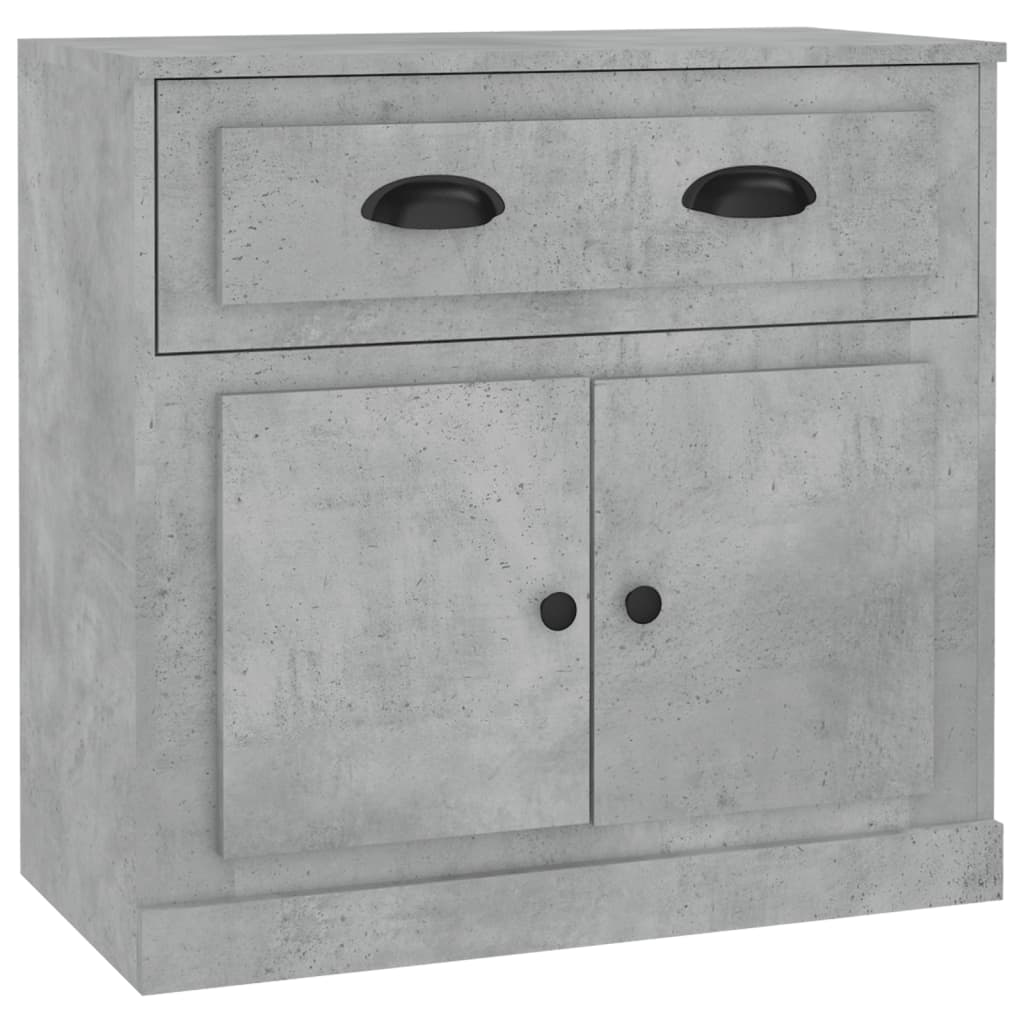 Buffet gris béton 70x35,5x67,5 cm bois d'ingénierie - XIOS