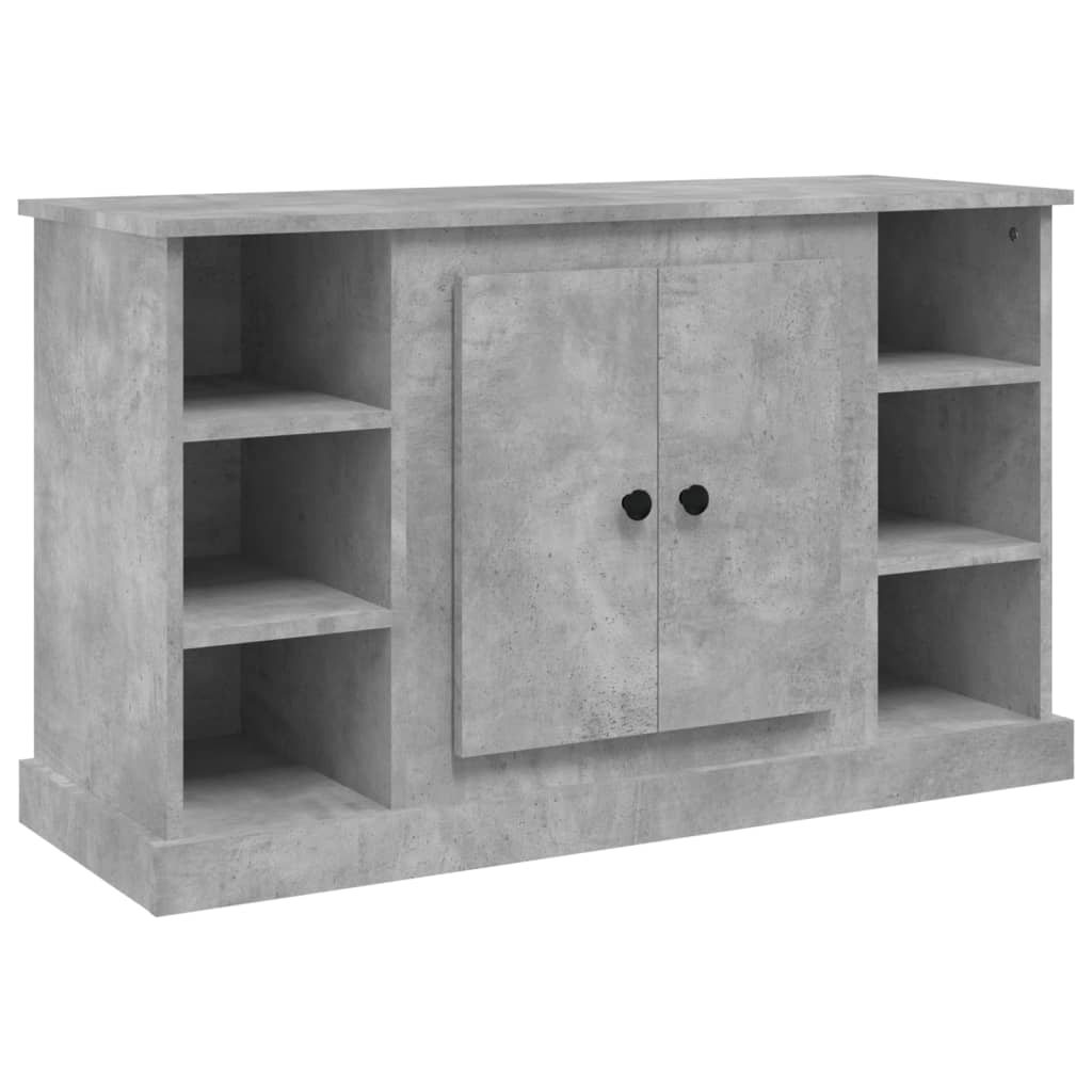 Buffet Gris béton 100x35,5x60 cm Bois d'ingénierie - XIOS
