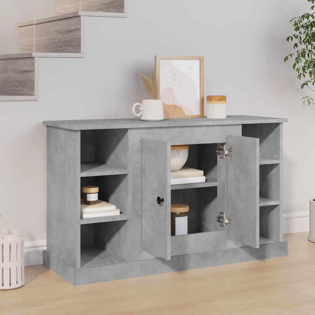 Buffet Gris béton 100x35,5x60 cm Bois d'ingénierie - XIOS