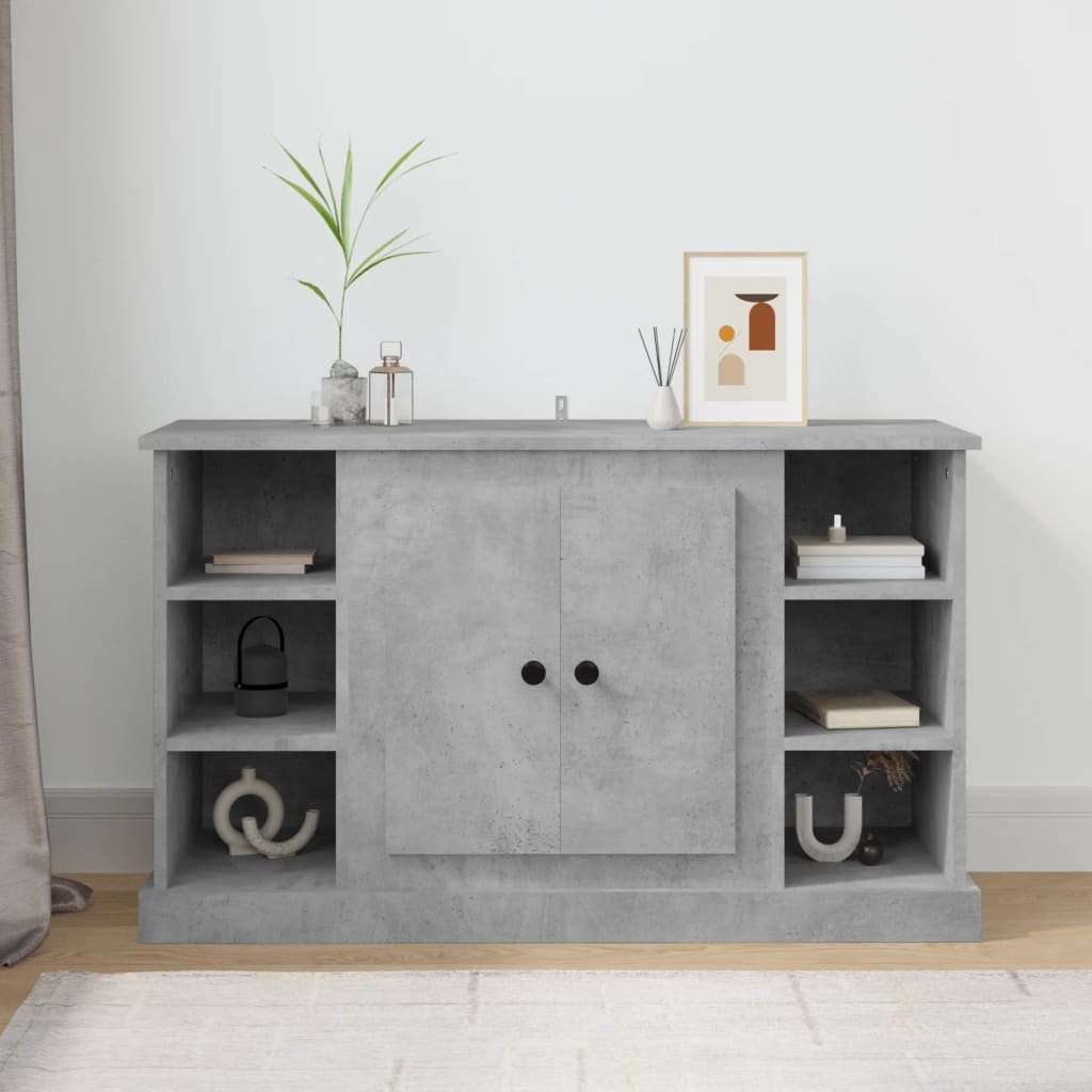 Buffet Gris béton 100x35,5x60 cm Bois d'ingénierie - XIOS