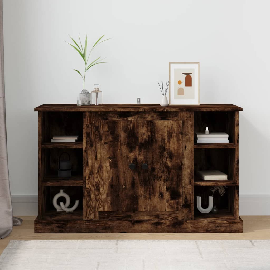 Buffet Chêne fumé 100x35,5x60 cm Bois d'ingénierie