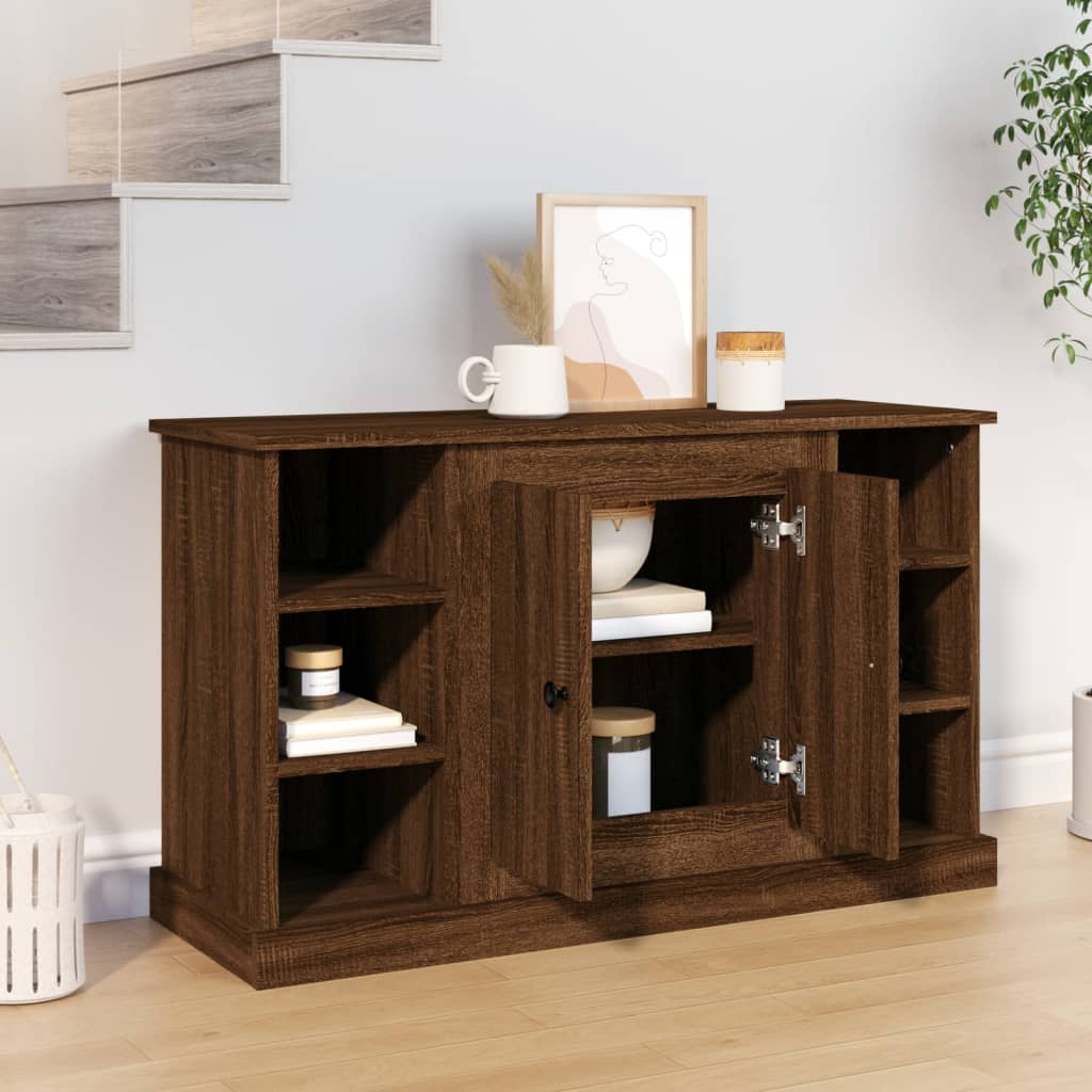 Buffet Chêne marron 100x35,5x60 cm Bois d'ingénierie - XIOS