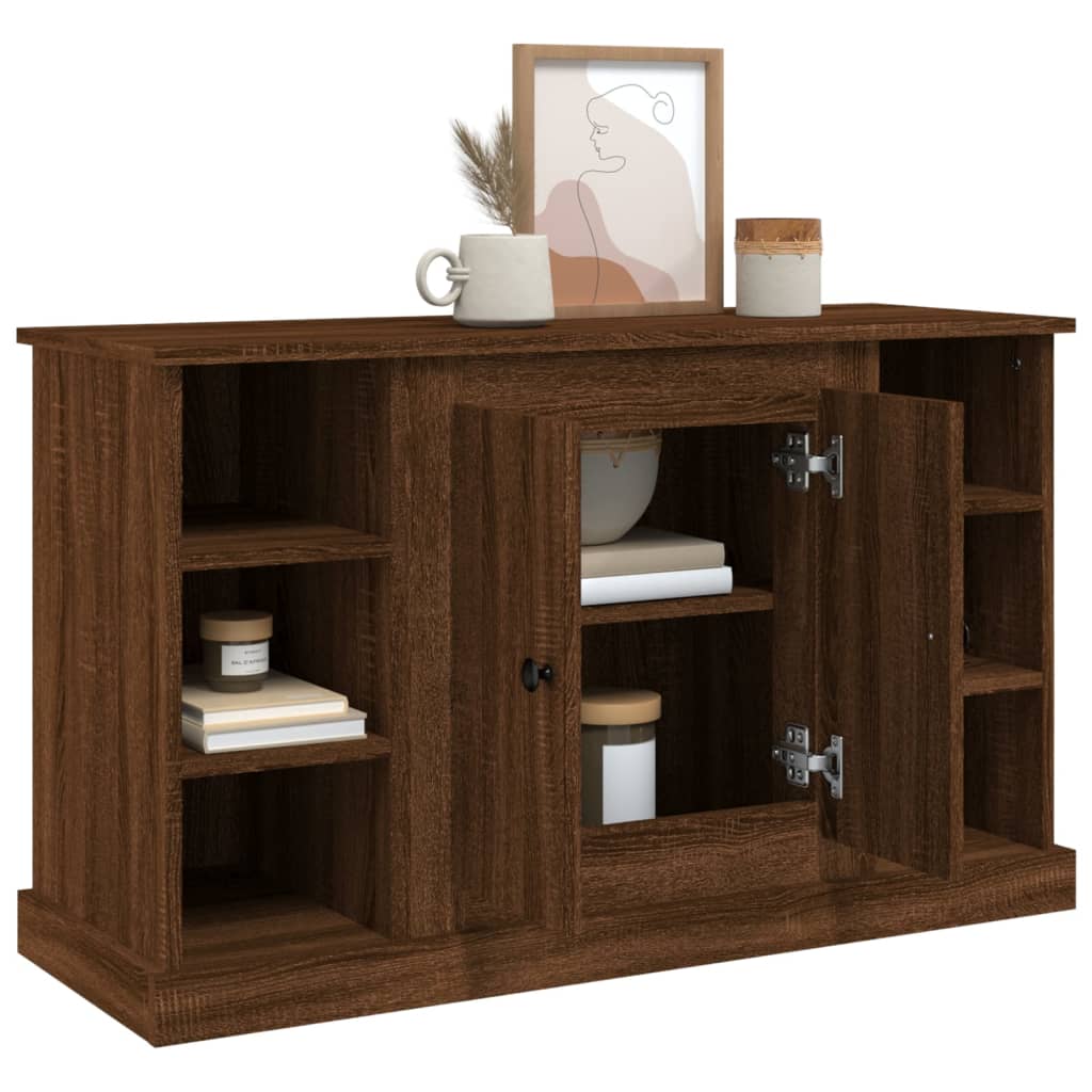 Buffet Chêne marron 100x35,5x60 cm Bois d'ingénierie - XIOS