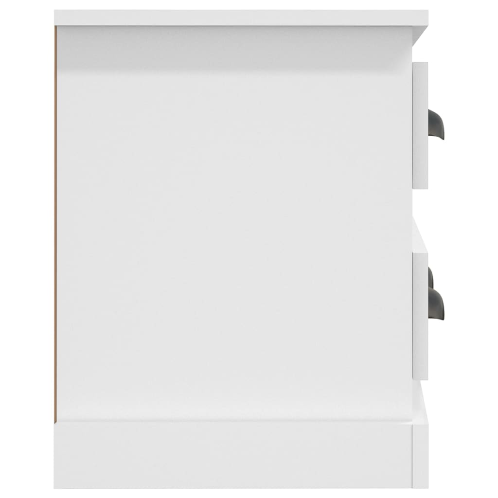 Meuble TV blanc 100x35,5x45 cm bois d'ingénierie - XIOS