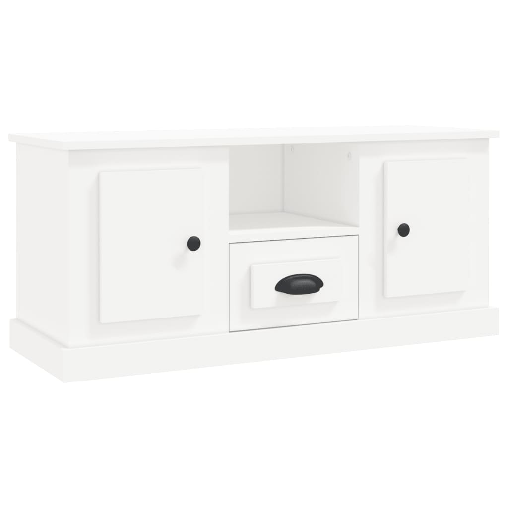 Meuble TV blanc 100x35,5x45 cm bois d'ingénierie Meubles TV vidaXL   