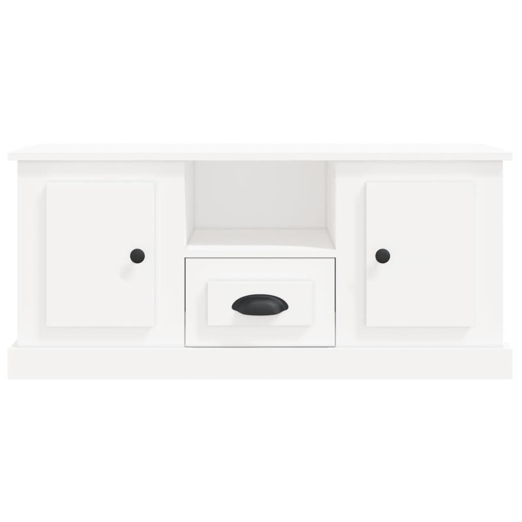 Meuble TV blanc 100x35,5x45 cm bois d'ingénierie Meubles TV vidaXL   