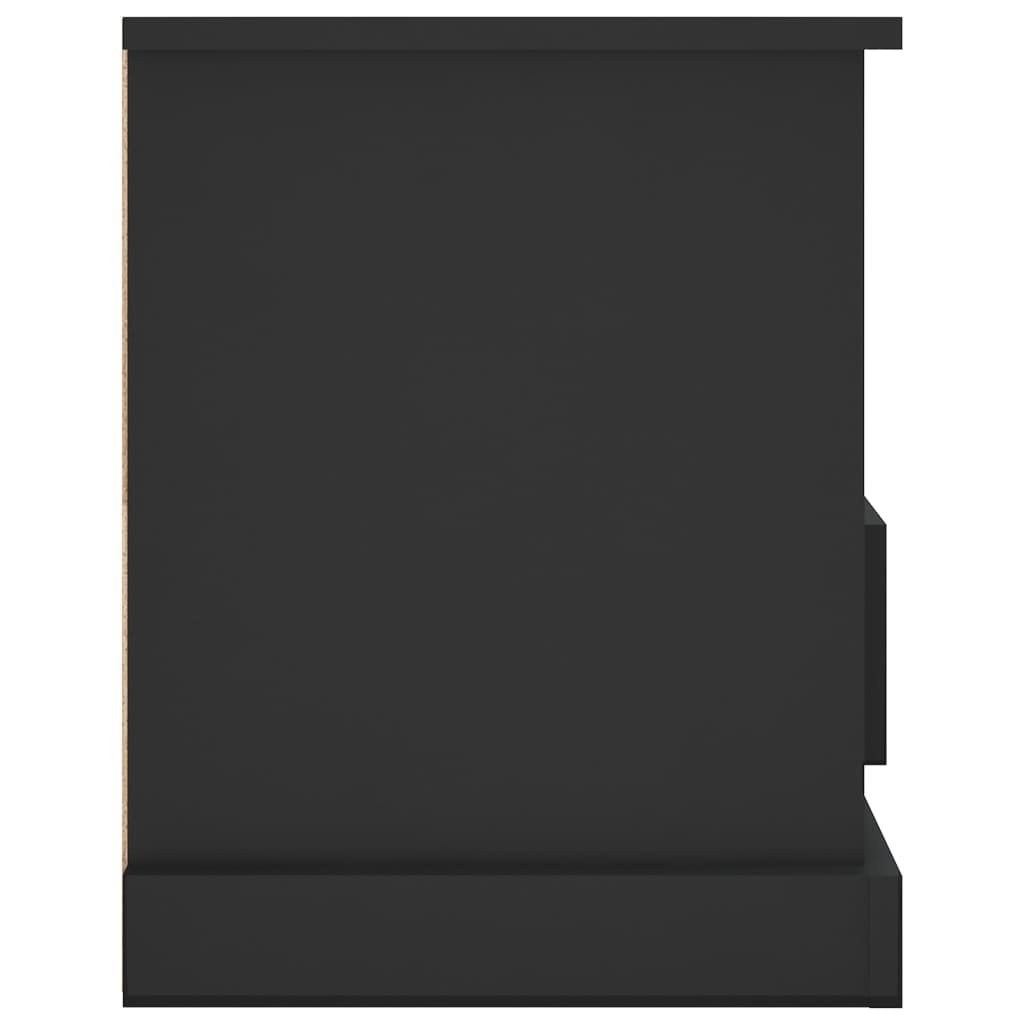 Meuble TV noir 93x35,5x45 cm bois d'ingénierie Meubles TV vidaXL   