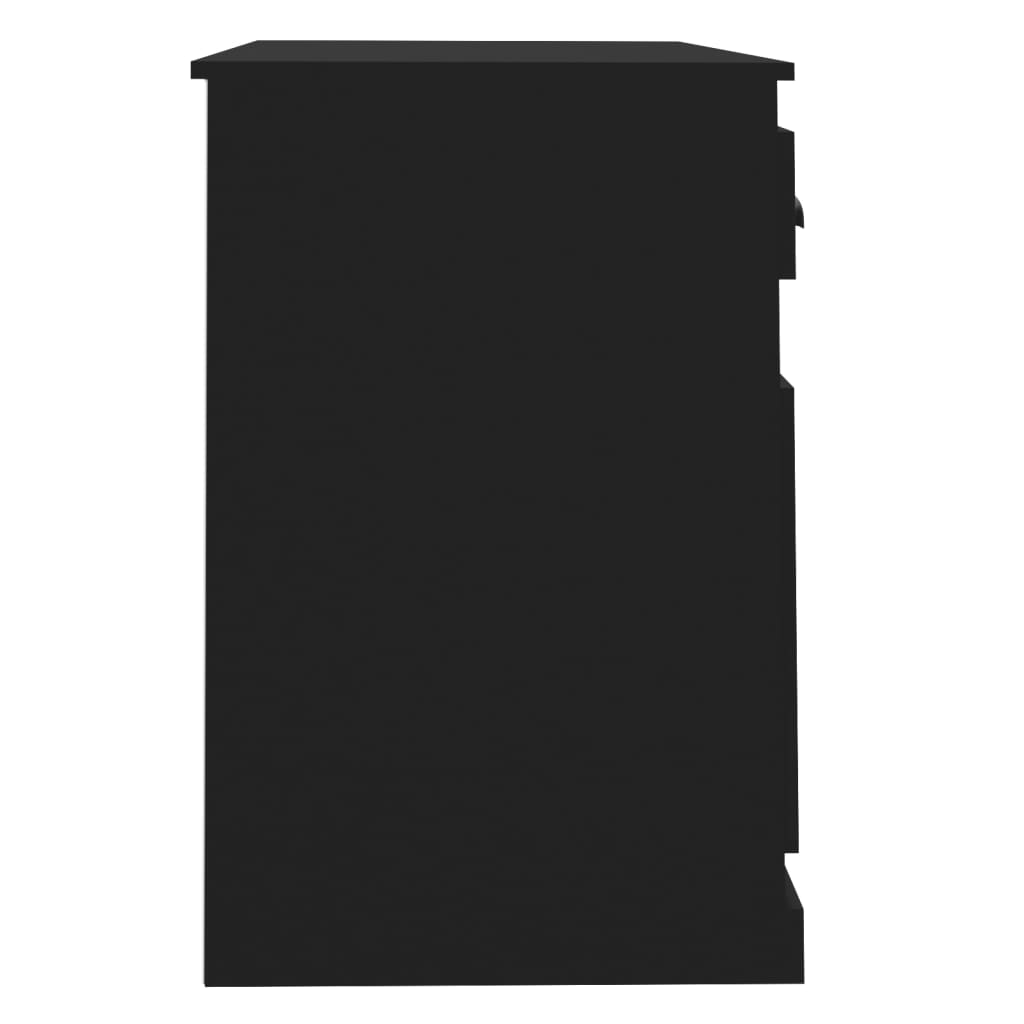 Bureau avec tiroir noir 115x50x75 cm bois d'ingénierie - XIOS